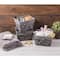 DII&#xAE; Gray Lined Vintage Wire Basket Set